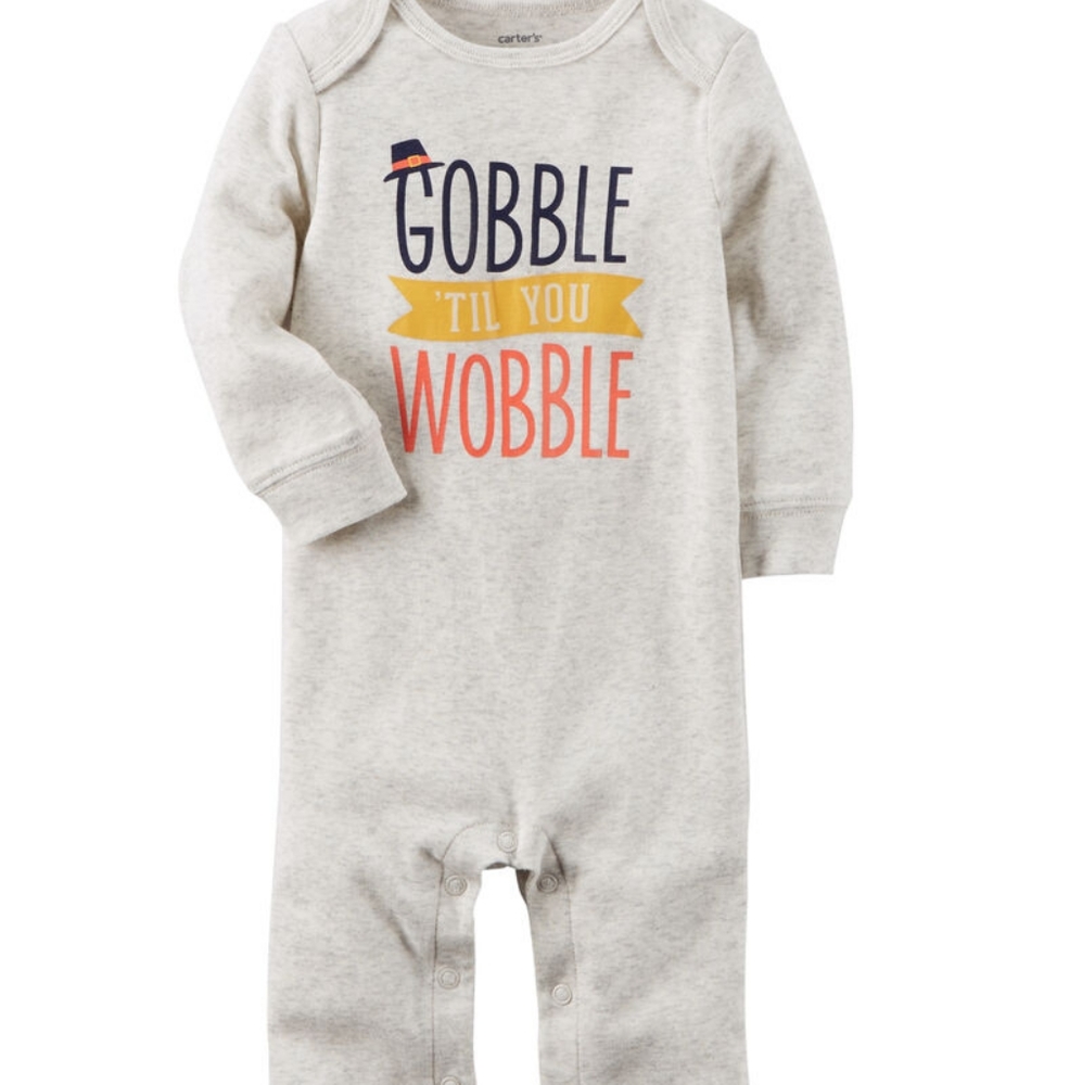 Grey Thanksgiving One Piece